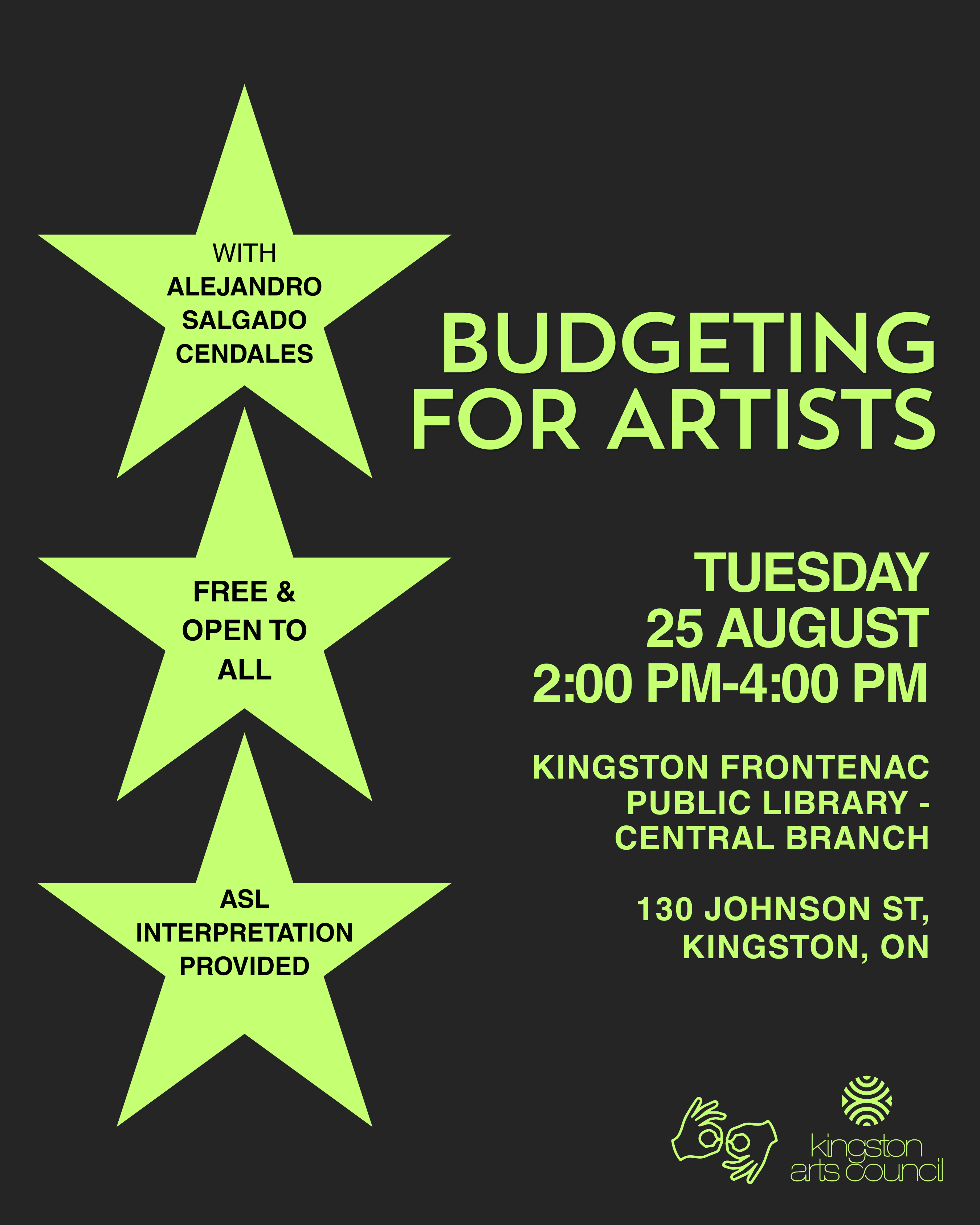 Budgeting for Artists - promo image Budgeting for Artists - promo image
